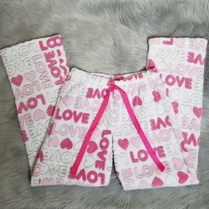 Sleep & Co. Plush "LOVE" Sleep Pants • SZ Medium ⚡